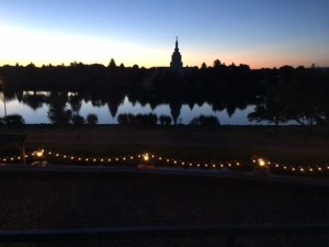from our room in Idaho Falls at 5am this morning. Looks like a lovely day to come.
